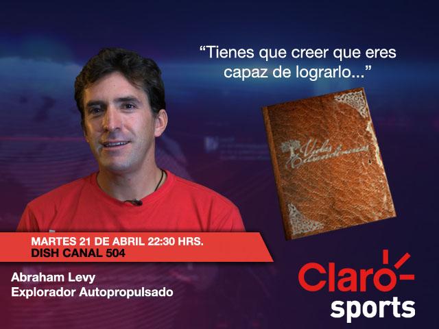 ClaroSports's tweet photo. Esta noche en #VidasExtraordinarias conoce más a @AbrahamLevy quien atravesó el Atlántico a remo. http://t.co/7aPGtLiahl