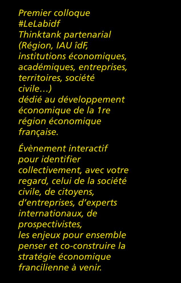 linstitutPR's tweet photo. #savethedate 21/05 > L'économie francilienne en 2025 : métamorphose et compétitivité v/ @VincentGollain #LeLabidf http://t.co/LTWDhjdZHD