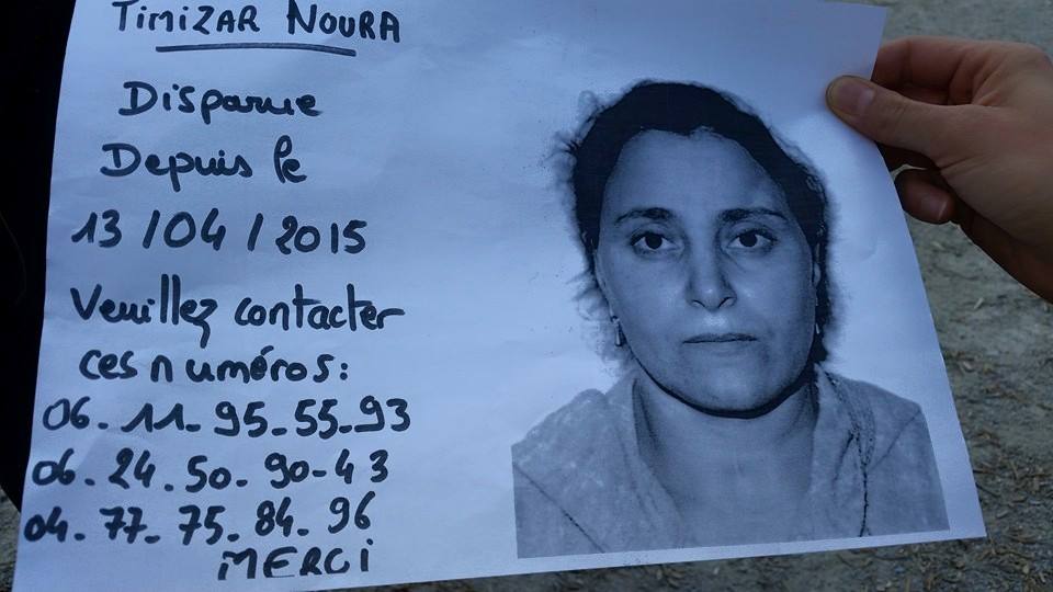 RappelduJour's tweet photo. RT SVP! La maman timizar Noura a disparue depuis le 14/04 près de Rives-de-Gier (42) http://t.co/Wxi8vR8FTV