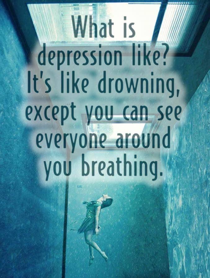 erinmgm's tweet photo. #DepressionAwarenessWeek #2015 #depression #drowning #StayStrong http://t.co/WAj3cLRjJ5