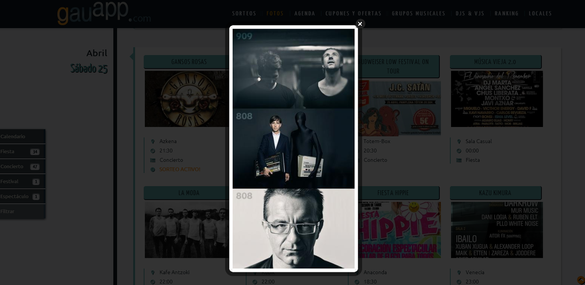 gauapp's tweet photo. Toca #sonorazo! Toca sortear 2 entradas para @ciaotiga @PanPotOFFICIAL y @johnacquaviva en @SALASONORA ! RT y FOLLOW! http://t.co/sxrqSa9sHD