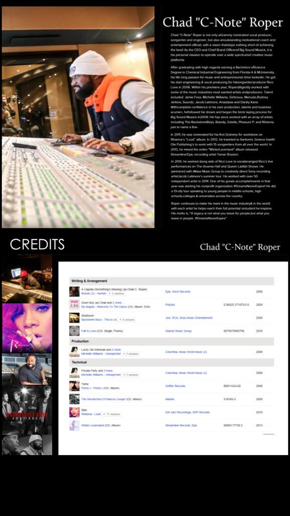 TreyAdamsAgency's tweet photo. Check our #producers #engineer #songwriter credits #grammy contact us today TreyAdamsAgency@gmail.com #IndieArtist http://t.co/h1NqPeexxf