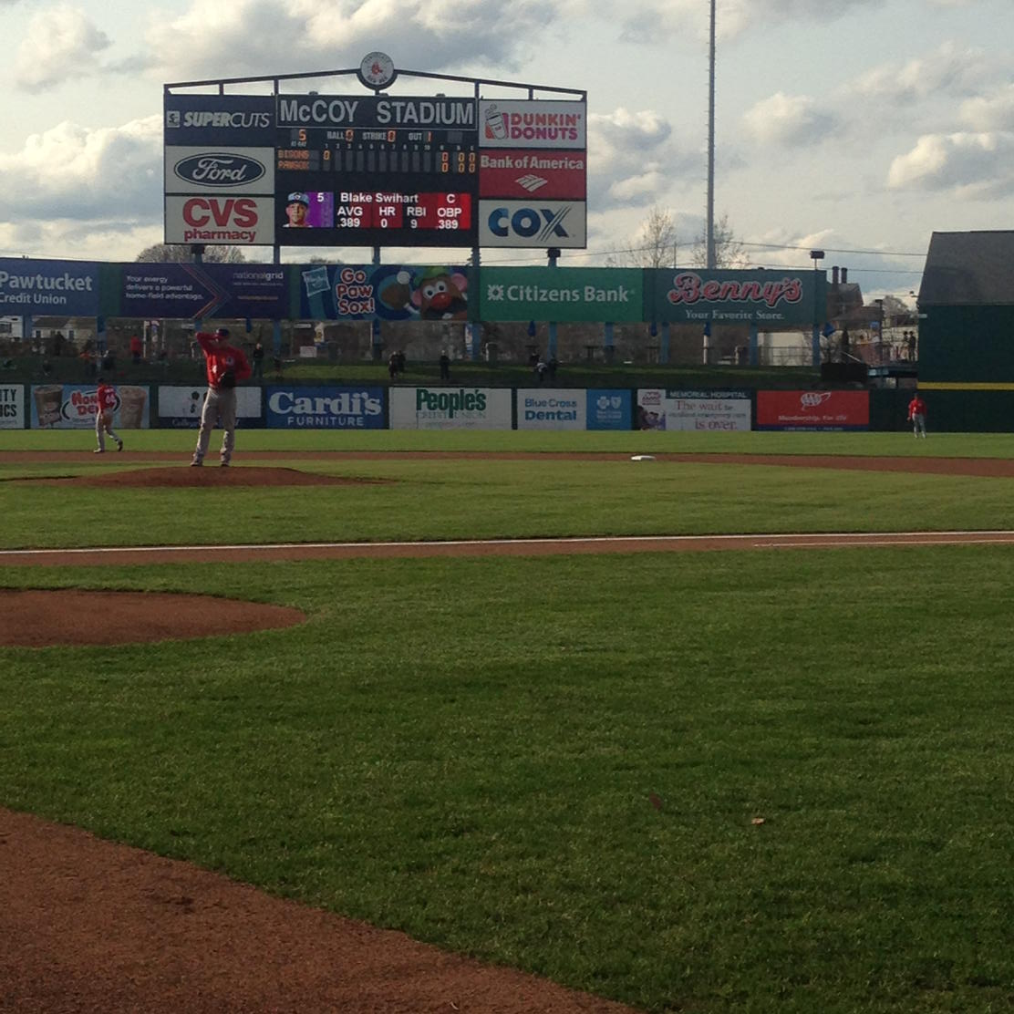 slesh32's tweet image. #bisons rolling out the 2-0 #redtops for game 1 tonight in #Pawtucket