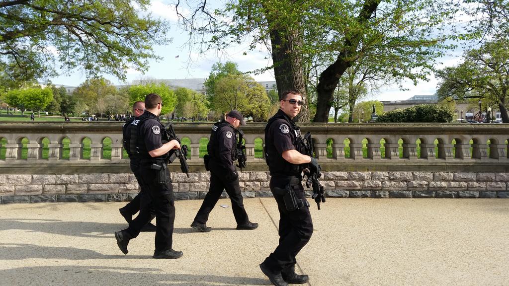 UnToldCarlisle's tweet photo. Fully armed cops at the #March2Justice rally. Shdh http://t.co/rfzzTQzD9o