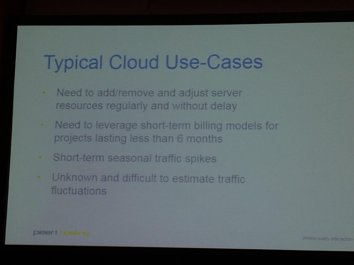 antoinekociuba: There is no 'one-size-fits-all' hosting solution. Client need is the key! #ImagineCommerce @AgenceSOON #cloud @PEER1 http://t.co/B4HRxkiYGo