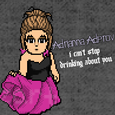 HabboAdrianna's tweet photo. ★ New Single: Adrianna Adprov - "I Can't Stop Drinking About You" | Audio Video: https://t.co/PPstX58qkk ★ http://t.co/V1jwDacQ5y
