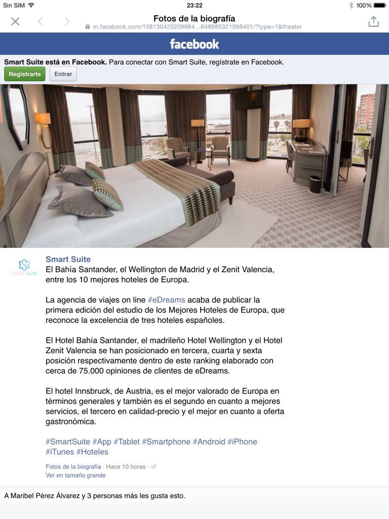 HotelWellington's tweet image. Gracias!
#SmartSuite