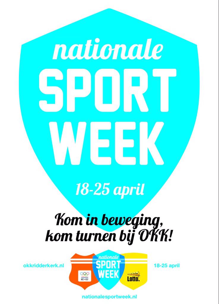 Kom in beweging, kom turnen bij OKK Ridderkerk! #nationalesportweek