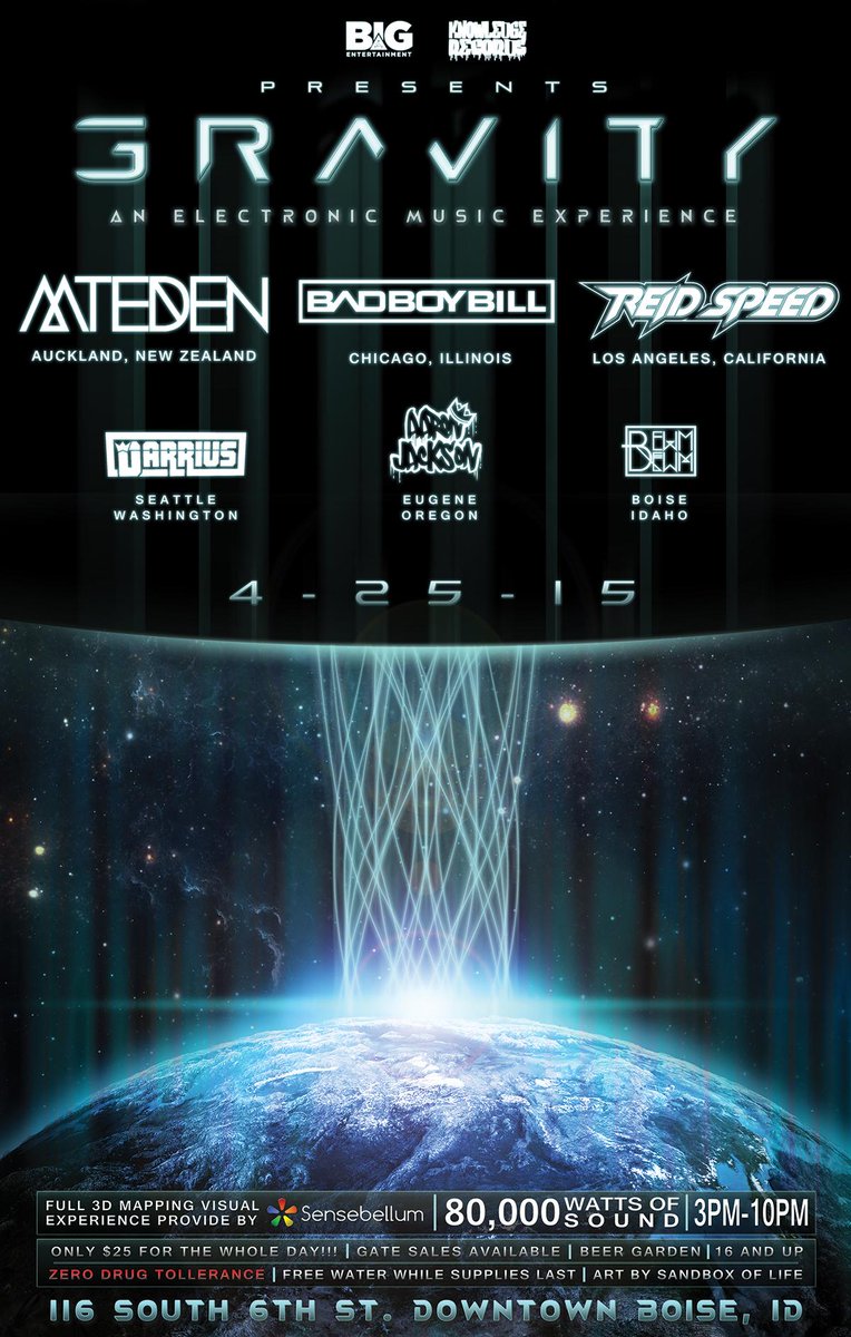 djbadboybill's tweet photo. Looking forward to rockin' it this Saturday night at @GravityInBoise http://t.co/VvH5YRfZ2O #RespectTheTechnique http://t.co/ANDxm1xXOz