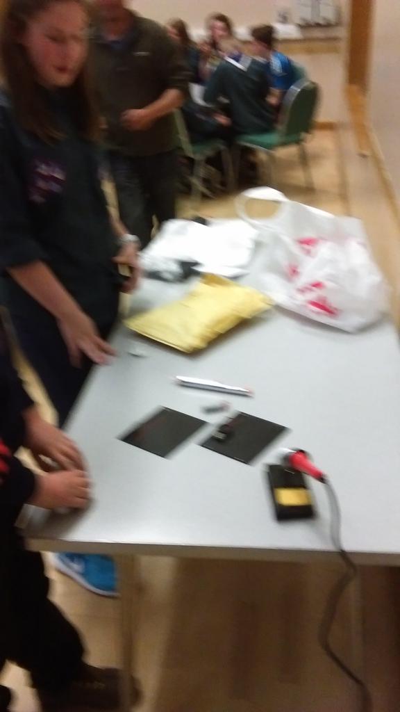 Belmontscouts's tweet image. Also how about indoor electronics building solar panel usb charges for our Group. All change next week #icansolder