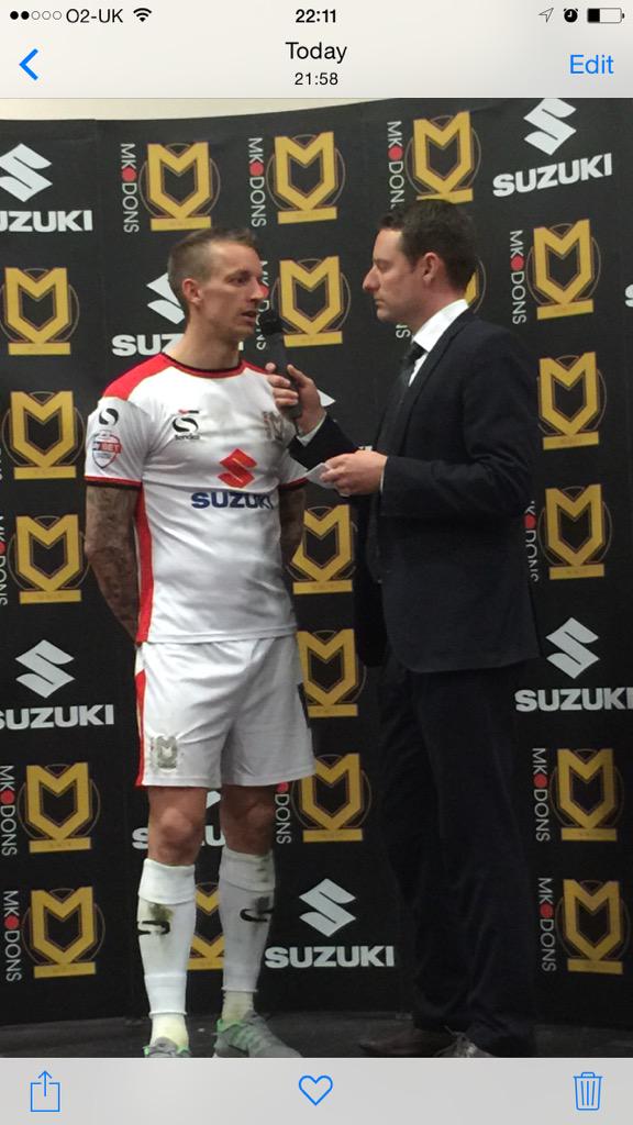 <a href="/MKDonsFC/">Milton Keynes Dons</a>  Great night at the #MKDvDCR  game. Great win. Thanks #mkdons for the impeccable hospitality. <a href="/WillGrigg/">Will Grigg</a>