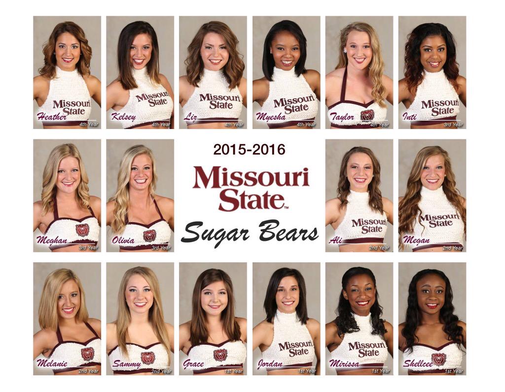 MSU_SugarBears's tweet photo. Congratulations 2015-2016 Sugar Bears Dance Team!! http://t.co/fDWqo7PzHa