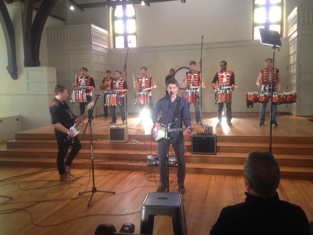 the_silverpages's tweet photo. We shot a live recording of 'Father Forgive Them' with UVA's drumline recently and we can't wait to share it http://t.co/hZfMa9iBw4