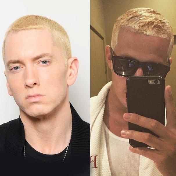 dimmak's tweet photo. Who wore it better?
@Eminem or @djsnake? http://t.co/WCBAUvL1XJ