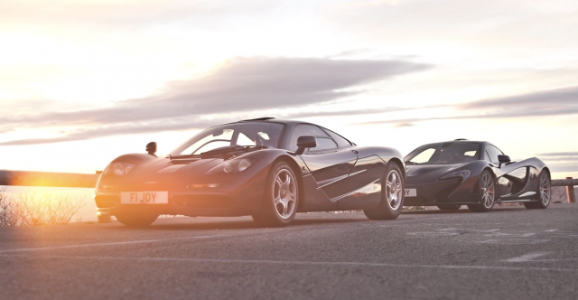 FormulaOneWorld's tweet photo. Finally! See how the McLaren P1 stacks up to its predecessor: the McLaren F1 http://t.co/dT4y6Sfe06 http://t.co/RieR4TXcDd