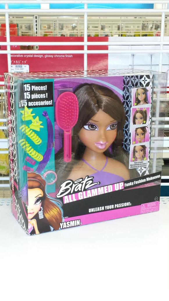 Bratz Heaven on X: Found the @Bratz All Glammed Up Funky Fashion Makeover  Yasmin Styling Head at Ross Dress For Less, Wyomissing, PA:   / X