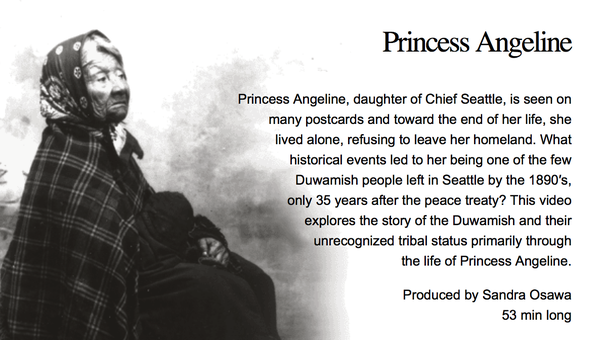 SusanParrish222's tweet photo. Film about #PrincessAngeline, daughter of #ChiefSeattle - Will this play @WSUVancouver ?  http://t.co/tbEzuJemnG http://t.co/cBeUzczxMQ