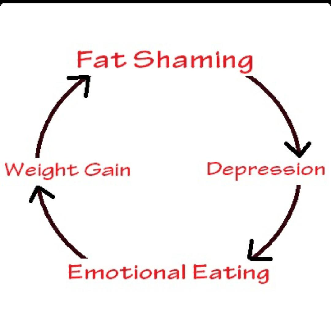 heathernacole's tweet photo. I've been taught my whole life to be ashamed of being fat. Now I've become a product of the vicious cycle.... http://t.co/1qAcMsMYPv