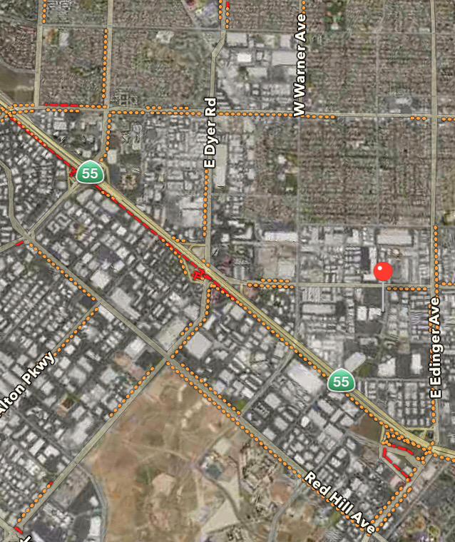 SantaAnaTechHub's tweet image. A Tech Triangle: Southeast Santa Ana. Ingram Micro (east point) &amp;amp; Yokohama Tire (south point) are located here: