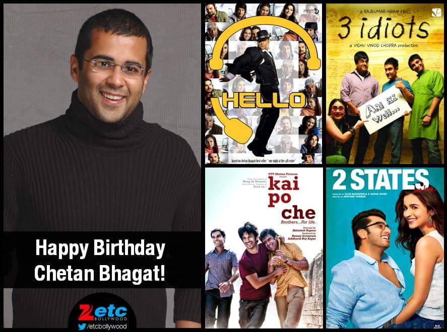 Happy birthday Chetan Bhagat! Wish you all the best and many more ahead Looking forward to Half Girlfriend the movie 