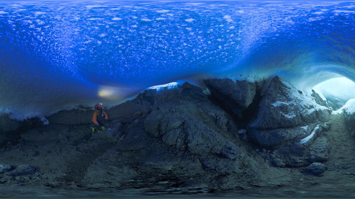 BBC_Travel's tweet photo. Take a peek inside #Antarctica's mysterious volcanic ice caves: http://t.co/X7c5JgSmWc http://t.co/D2YtDoXlPf