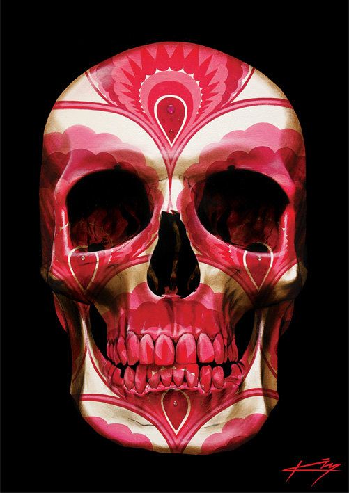 SoloSkulls's tweet photo. Skull by Gerrard King http://t.co/kjMmA89293