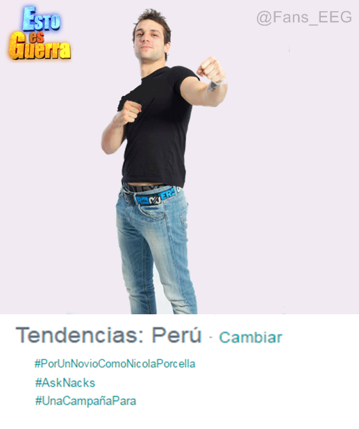 Fans_EEG's tweet photo. Nicola Porcella Se convierte en tendencia en twitter con el Hastag #PorUnNovioComoNicolaPorcella http://t.co/z0a1bgdKhj