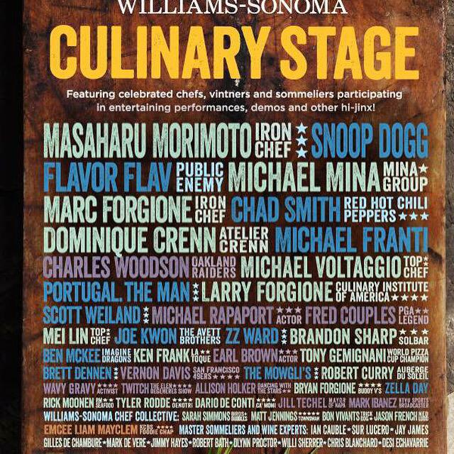 liammayclem's tweet photo. #foodiechap ๐ด๐ท
#BRNV culinary stage REVEALED!!
SNOOP DOG & FLAVA F
@ChefMichaelMina @dominiquecrenn
@BottleRockNapa http://t.co/7Ne2NvleDu