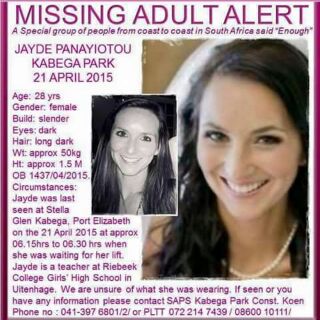 samjordt's tweet photo. Pse pray that Jayde is found safe and unharmed. #findjayde http://t.co/QTqjNOXOCr