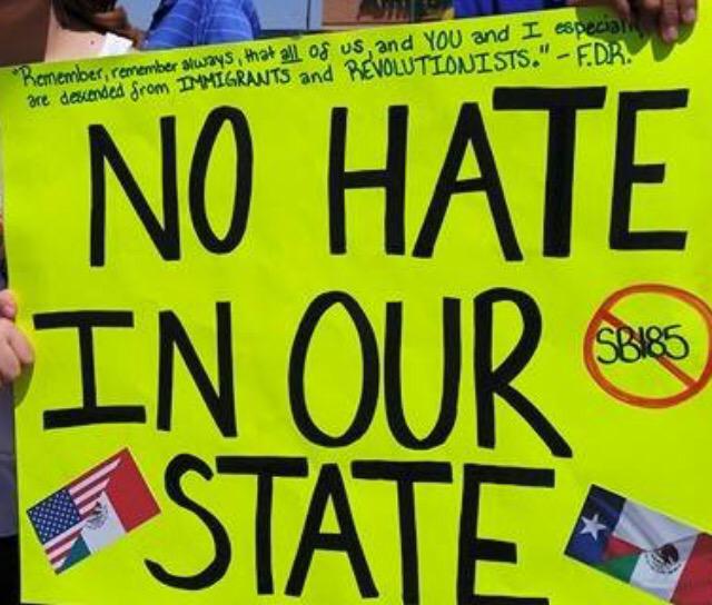 TexasTech_Lulac's tweet photo. Join us tomorrow between 11am & 1:30pm in the free speech areas to take a stand AGAINST SB185! #NoToRacialProfiling http://t.co/jedDDvdqo5