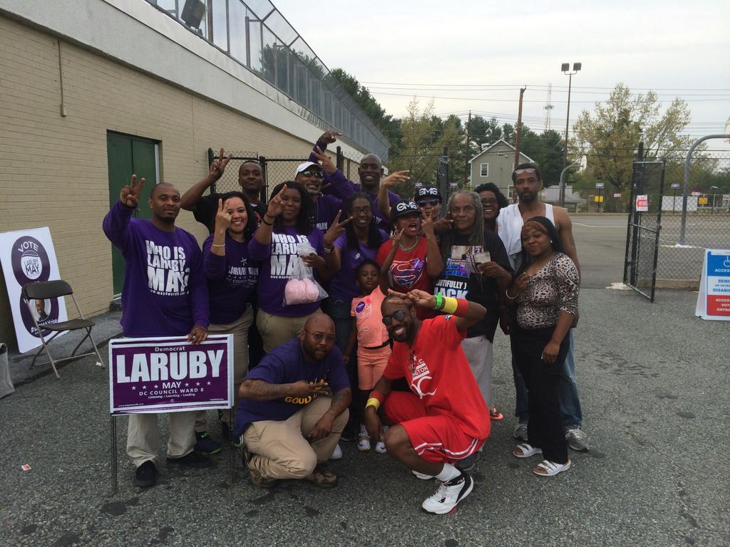 LaRubyMay's tweet photo. Great job #TeamLaRuby first voter at 8:30am and last voter at 7:00pm. #so8MAYrise #WeCanDoThisAllDay #Tomorrow http://t.co/NJtdSWpALN
