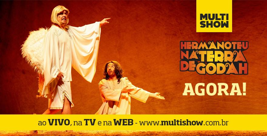multishow's tweet photo. E o feriado só melhora: #HermanoteuNoMultishow agora, ao vivo, pra gente morrer de rir: http://t.co/FVgYEN2XZi http://t.co/gh932yV4a8