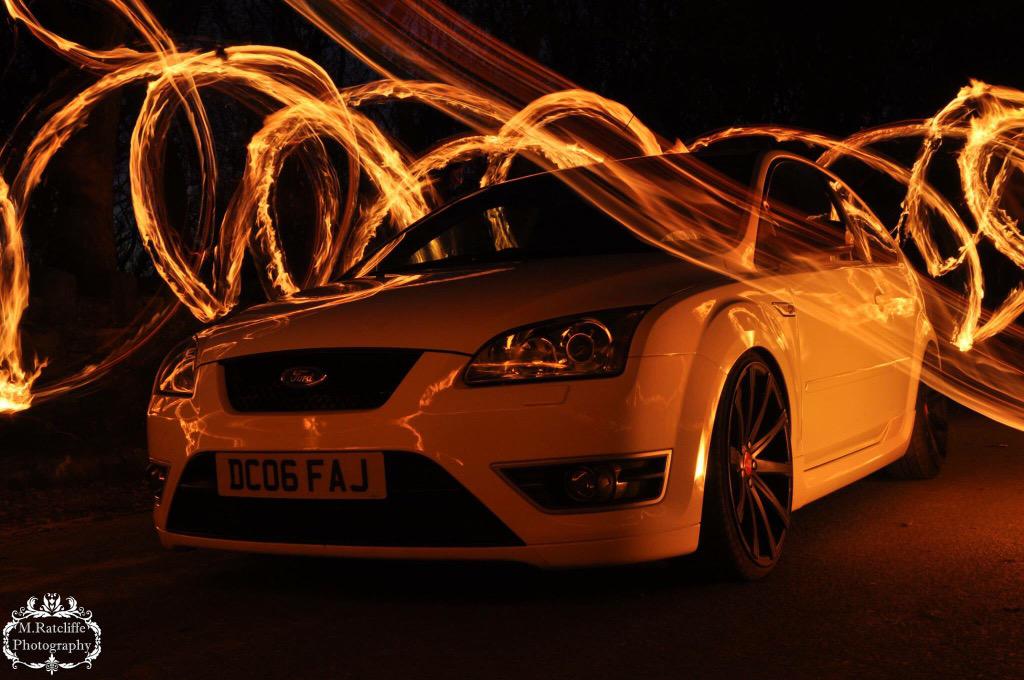 MatthewRatclif3's tweet photo. Playing with fire. #Ford #Focus #St #cars #fire #slammed #photography #shutterspeed #fastcar #Huddersfield http://t.co/HWagN8rTBU
