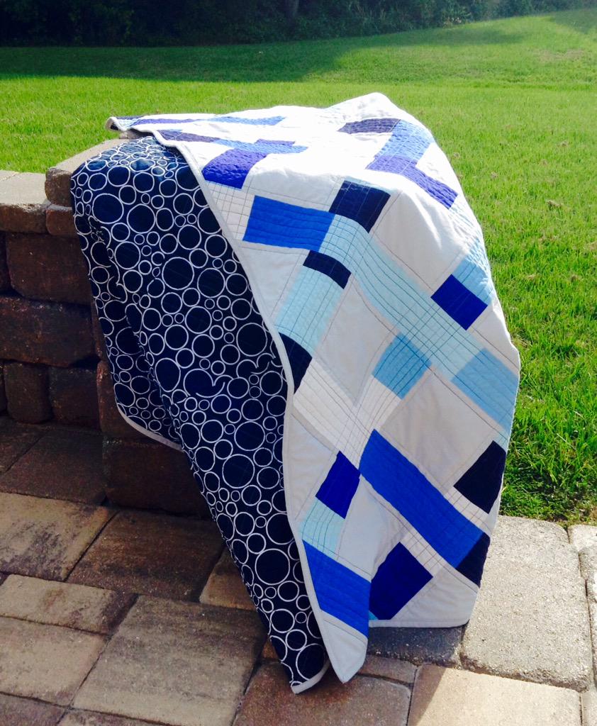 Lady_Schep's tweet image. Quilt for the in laws mAde with @clothworksfab AMB @needlesandlemon @LoveQuiltingMag