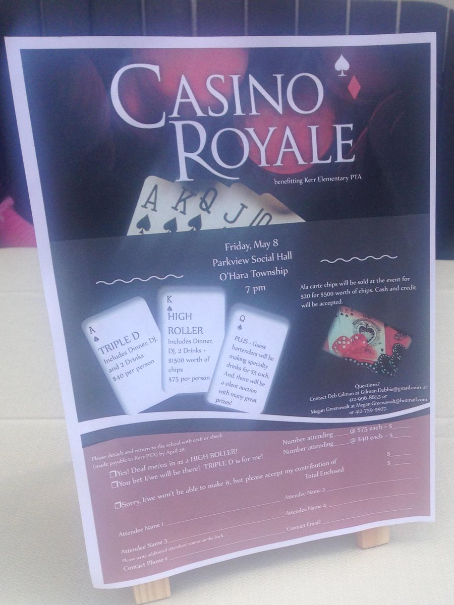 Kerr_PTA's tweet photo. Tickets Online! Will be a great night!
HIGH ROLLER $75: https://t.co/vDOxQrWdNJ
TRIPLE D $40: https://t.co/Nmta62BuYF http://t.co/VgJnQkmkwK