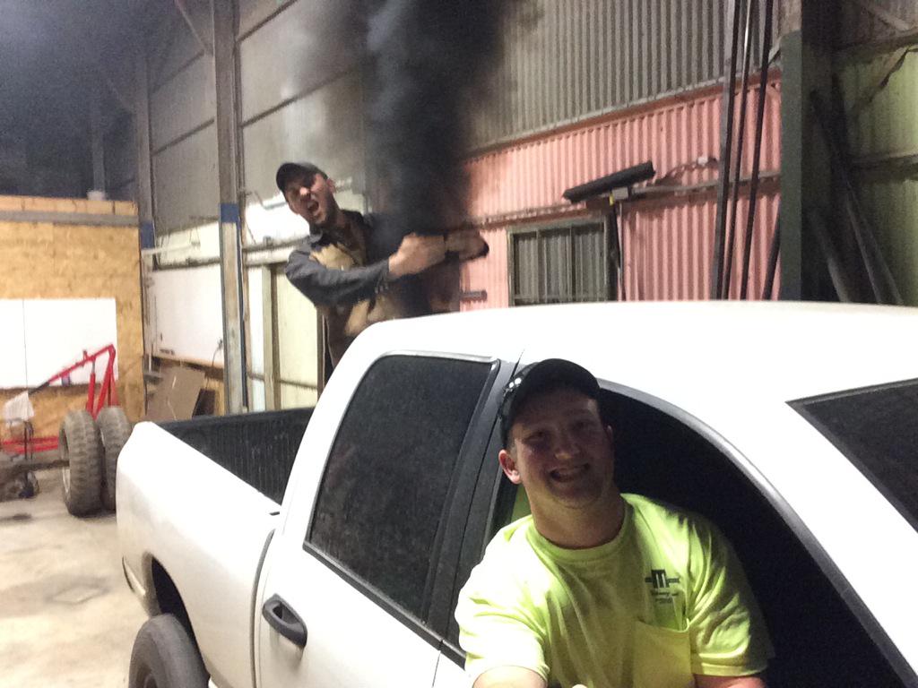 rollincoalclub's tweet photo. "@trevor_leutert: @bdm4553 @WillBoeving @rollincoalclub #grindhouse #rollcoal http://t.co/VMuL0Ajmqv" Thank you guys 👍🏻