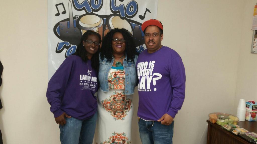 LaRubyMay's tweet photo. Ending my day at @GoGoRadio. Much love to @bam640gse. #so8MAYrise #Purplementum http://t.co/SWRq08uD4e