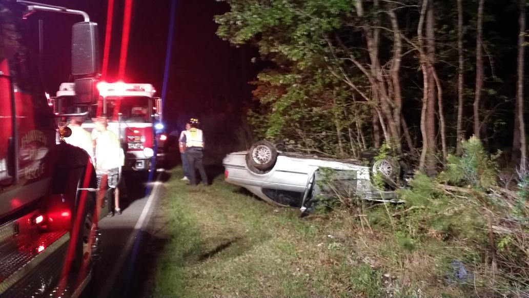 STATIONTHREENC's tweet image. Fairview Station 3 out on a MVC rollover on Rock Hill Ch Rd. One sent to the hospital.