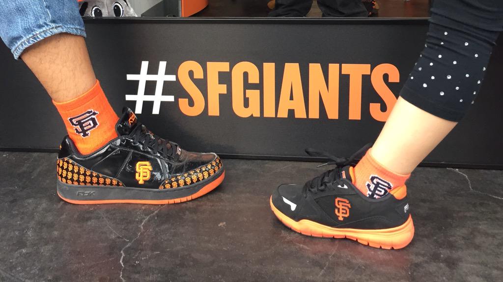 NotLouSeal's tweet photo. Anyone else sporting their #SFGKicks tonight? #SFGSocial #BeatLA http://t.co/FJZCO3y1z9