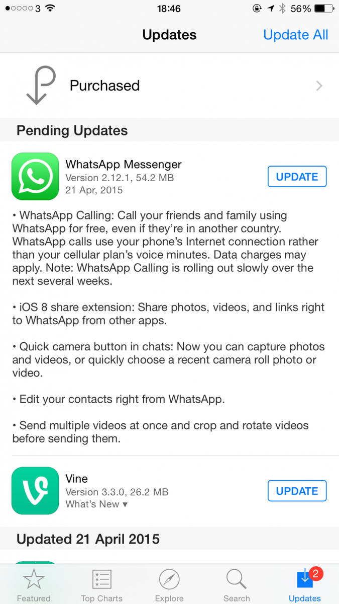 ios8io's tweet image. WhatsApp starts rolling out voice calling on iOS ift.tt/1OcCmvV #ios8
