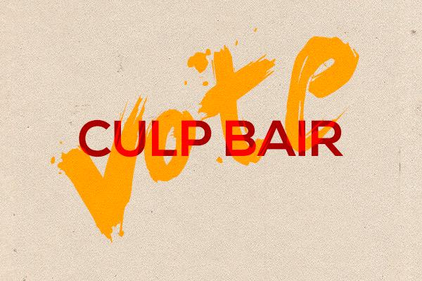 Culp2015's tweet photo. This Friday! Make sure you cast your vote #CulpCares #BairDown http://t.co/l3deojGMjc