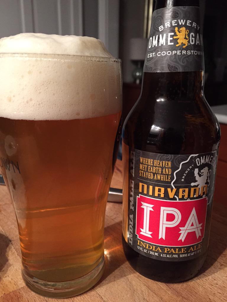 rmiosek's tweet photo. Local love for @BreweryOmmegang and the newbie #NirvanaIPA. Well done! @CraftBeerTime @BrewStuds http://t.co/fbyr7zieqH