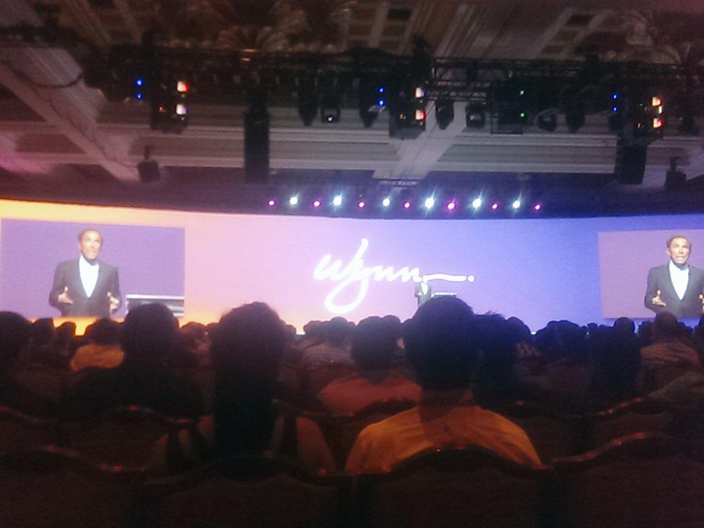 inspiratica's tweet photo. #SteveWynn has taken the stage. http://t.co/0lyrc8HpYs