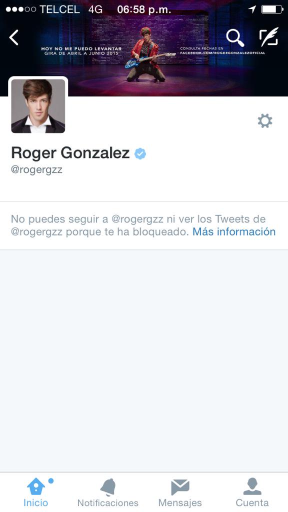 OhMayGo's tweet photo. Ups!!! Ya iniciaron los bloqueos y el primero fue .@rogergzz yo sólo digo la verdad que es GAY #hnpl http://t.co/kpXusXGOtK
