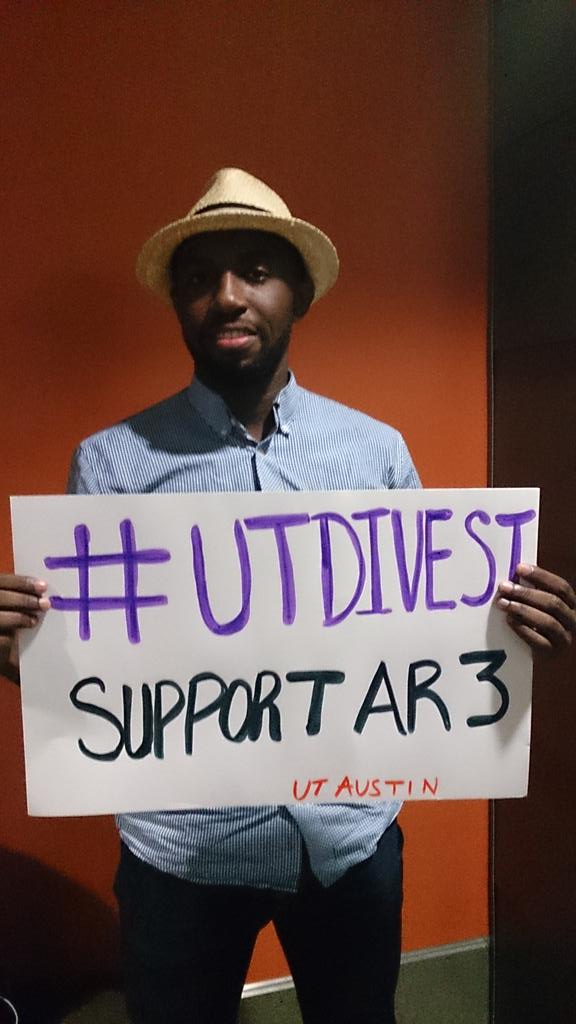 zdaisygirl's tweet image. "I don't like my tuition money to go for something I don't stand for." Ayoub Ahmed #UTDivest