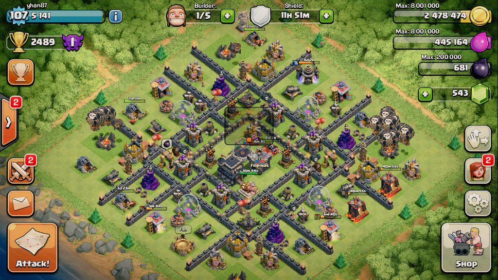 yhan87's tweet photo. One year na pala ako naglalaro ng #coc haha http://t.co/D0MXSKdpOL