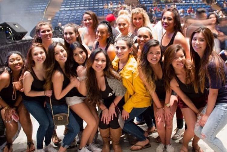 Julieandreaaaa's tweet photo. Our favorite philanthropy is @KappaDeltaSJSU Shamrock Showcase. You don't have to be on stage to dance😏💕 #PHCSJSU #DG http://t.co/HTjzPK81U1