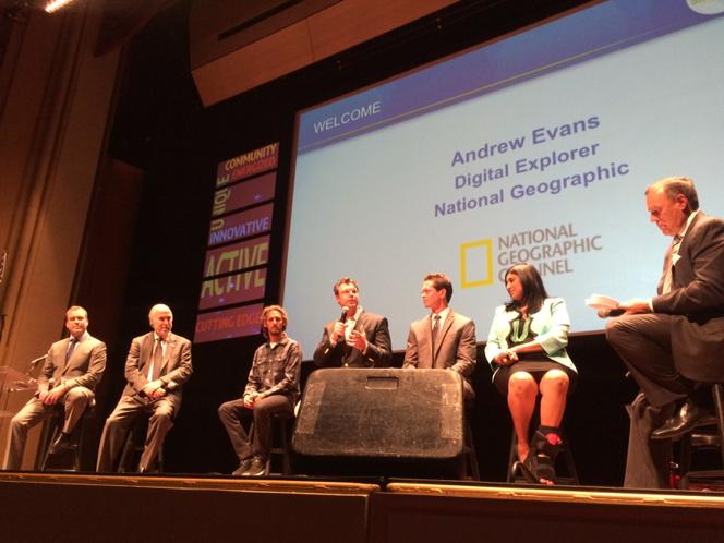 SDTA’s Joe Terzi @Markcaffertysd hosting a panel with stars of @NatGeoChannel’s #SmartCities #SanDiego
documentary