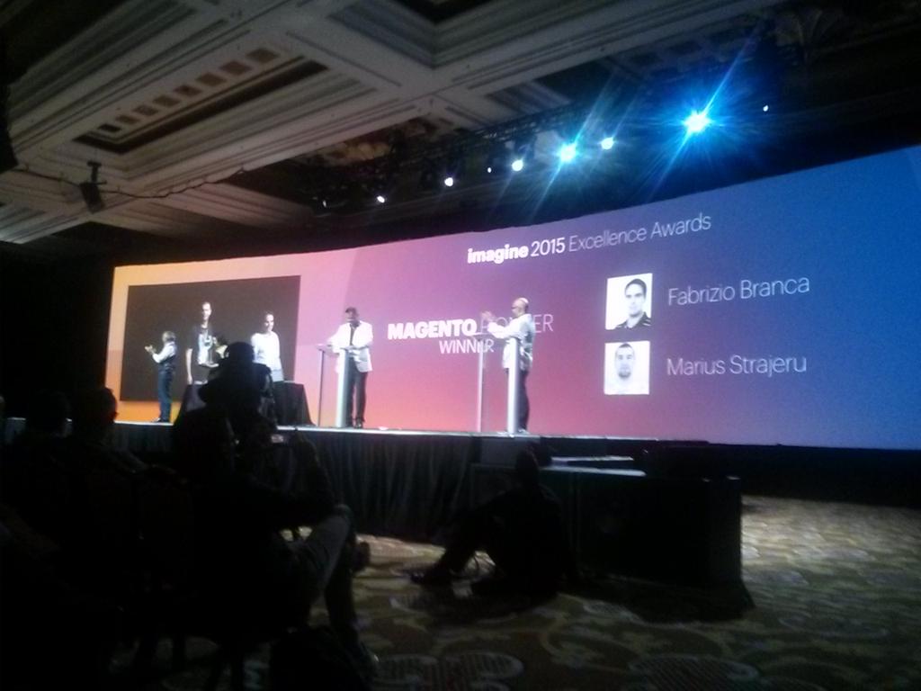 sherrierohde: Congratulations @fbrnc + @MariusStrajeru! You deserve it! #imaginecommerce http://t.co/YMVah12y7m