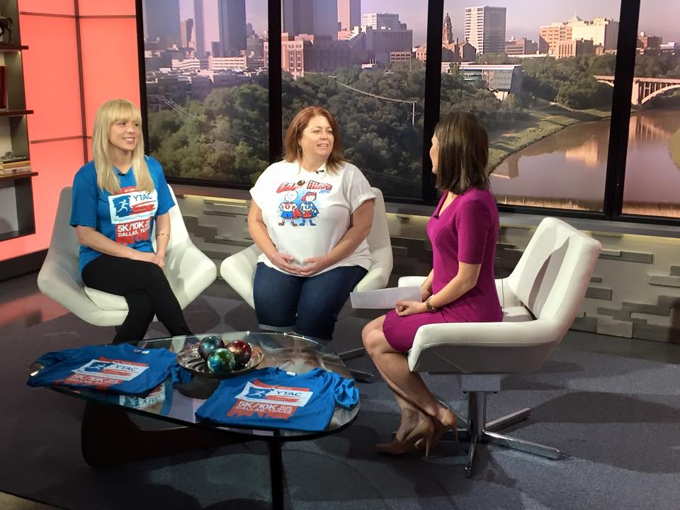 DallasYTAC's tweet photo. @KatyBlakeyNBC5 is our newest friend to help us promote our fun run to help combat cancer at benefit camp ihope! http://t.co/LUm34u05CG